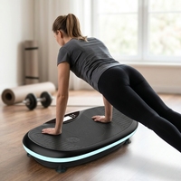 Plateforme vibrante 4D avec 3 moteurs et 7 préréglages, machine d'exercice vibrante pour le corps entier, plateforme vibrante pour drainage lymphatique