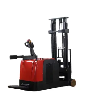 2000Kg kapasiteli yükleme hidrolik yürüyüş Forklift ileri karton istifleme makinesi elektrikli Forklift metre yükseklik için