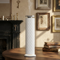 Diffuseur d'huiles essentielles sans eau à fonctionnement silencieux, technologie de diffusion d'air froid, fonction de minuterie, décoration de luxe, machine à parfum