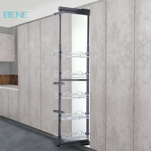 Modern Design Glass Pantry <b>Storage</b> <b>Unit</b> With Organization Basket for <b>Kitchen</b> Pantry <b>Storage</b> Organization - Product Image 5