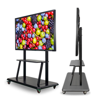 Pantallas Interactivas Digitales Inteligentes con Panel Plano Interactivo Táctil de 55 65 75 85 86 98 110 Pulgadas, 4k LCD, para la Enseñanza en Escuelas