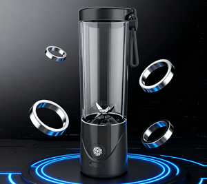 550ml Portable Blender 150W USB Rechargeable 2000mAh One Touch Hands Free 6 SUS304 Blades Turbo Ice Crushing BPA Free Leak Proof - Product Image 6