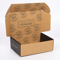Carton imprimé personnalisé recyclé FSC pli sous-vêtements vêtements emballage avion cadeau Mailer carton de papier boîtes postales en carton ondulé