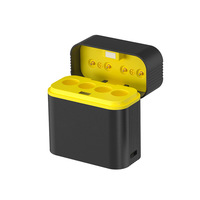 Chargeur de batterie portable professionnel 1,5 V AA rechargeable intelligent USB Type-C 500 mA multi-tension en ABS+PC ignifuge