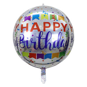 Nuovi Palloncini in Alluminio Colorati 4D da 12 Pollici per Decorazioni Matrimoniali e Compleanni 2024, Palloncini con Coriandoli - Product Image 1