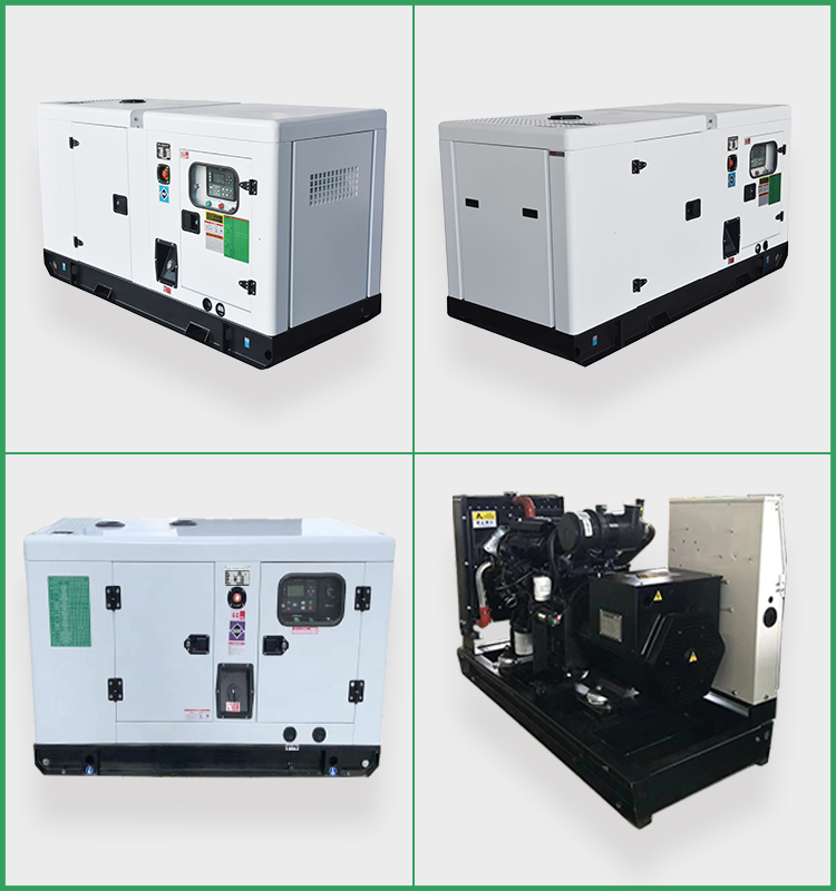 3 phase 24kw 30kva silent diesel generator 110V 220V 380V 50HZ 60HZ 4 cylinder water cooled low rpm generator