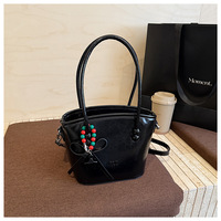 Sac en cuir souple à texture avancée pour femmes 2025 nouveau sac à bandoulière tendance et polyvalent pour femmes, sac à boulettes à une épaule