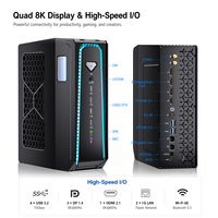 Mini PC RTX con RAM DDR5, SSD PCIe 4.0, 4 Pantallas 8K, Refrigeración Líquida, para Edición de Video y Estación de Trabajo, con Windows 10/11