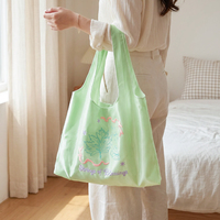 Sacs fourre-tout personnalisés brodés, grande capacité, en organza transparent, avec doublure en satin de soie, sacs de shopping vierges