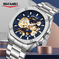 Montre Mecanique Automatique Homme Luxe Acier Inoxydable Ronde 42mm Etanche Sport Affaires OEM Logo Usine