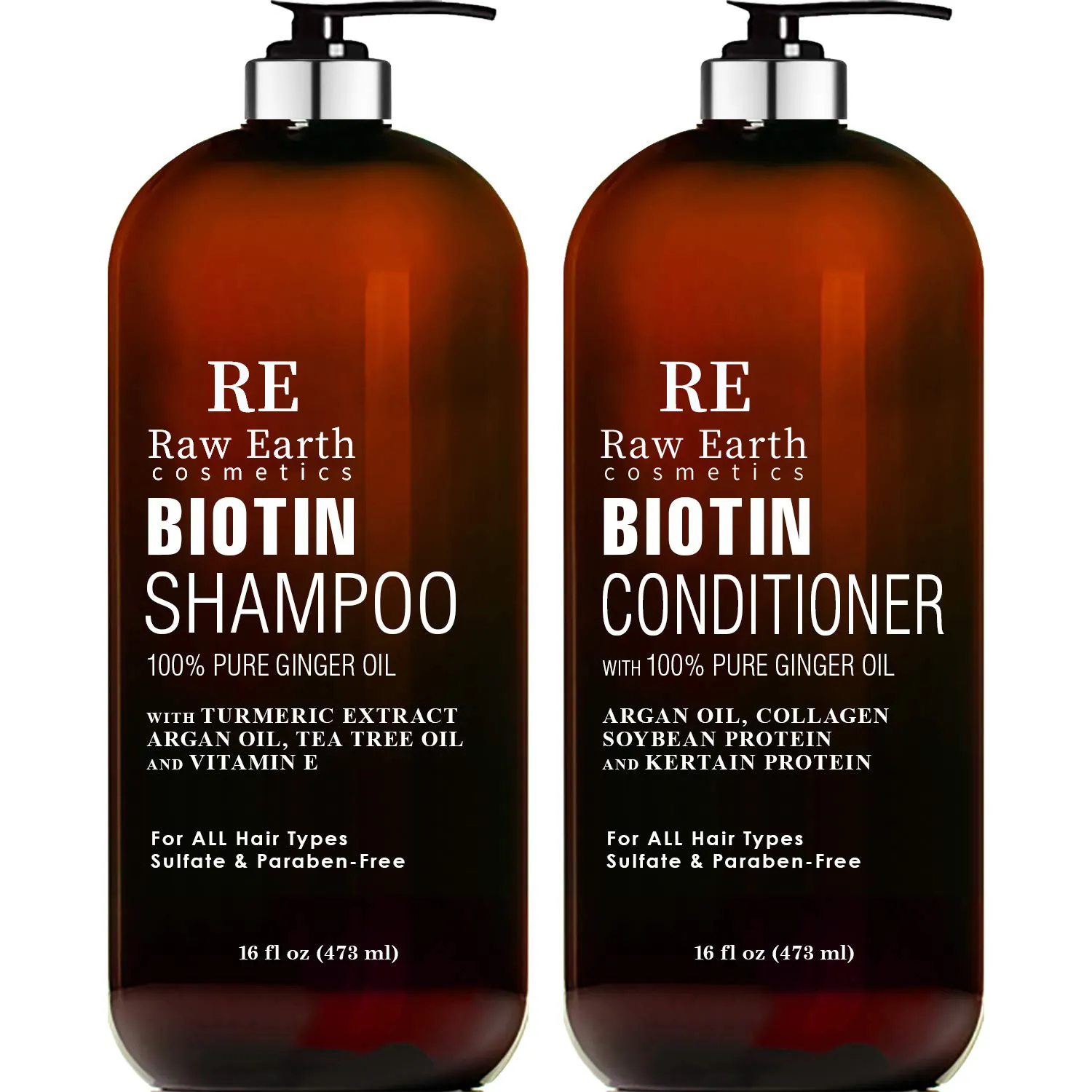 Best Anti Hair Loss Treatment Shiny Organic Biotin Hair Product Bulk Shampoo And Conditioner Set Private Label