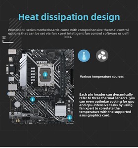 Carte mère d'ordinateur <span class=keywords><strong>Prime</strong></span> B660M-K D4 M-ATX avec 64 Go 2*DDR4 DIMM LGA1700 PC de bureau CPU Nouveau processeur Carte mère - Product Image 6