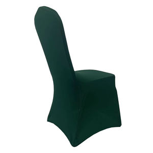Housse de chaise universelle élastique de qualité supérieure en spandex <span class=keywords><strong>vert</strong></span> émeraude pour les fournitures de mariage - Product Image 2