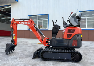 Mini-excavatrice sur roues KATOCASE 1 tonne, moteur Koop, couple élevé, couleur rubis, capacité de la benne de 0,02 m³, <span class=keywords><strong>7000</strong></span> W, garantie 1 an, livraison gratuite - Product Image 5