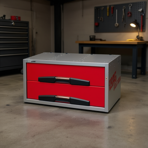 Gabinete de Herramientas 5000 Ce2 Rojo, Unidad de Almacenamiento de Doble Cajón para Uso en Taller - Product Image 3