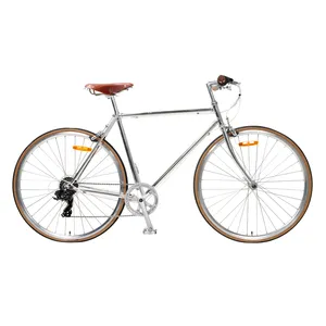 Atacado alta qualidade alumínio quadro fixo bicicleta 2023 vintage clássico fixie bicicleta engrenagem bicicletas fixie