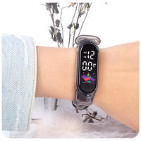 Jam Tangan Digital LED Tahan Air Harga Pabrik, Promo Panas, Tali Transparan, Fashion, Olahraga, Pria Wanita Anak-anak