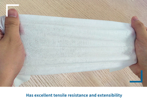 Spunlaced-rollos de tela no tejida, rollo de viscosa 100% Biodegradable ecológico, personalizado, 50gsm - Product Image 2