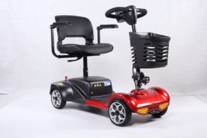 Scooter électrique à deux places robuste à 4 <span class=keywords><strong>roues</strong></span> pour personnes âgées et seniors, scooter de mobilité US/EU - Product Image 4