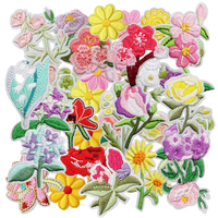Offre Spéciale – Patchs thermocollants 3D en chenille PVC brodés de fleurs, tendance et de luxe, pour vêtements, cadeaux, chaussures, chapeaux et sacs
