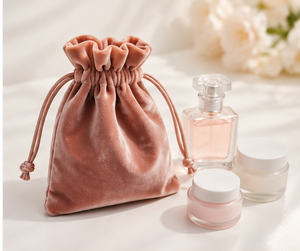 Sac d'emballage élégant en velours pour flacon de parfum, échantillon de soin de la peau et coffret cadeau cosmétique - Product Image 2