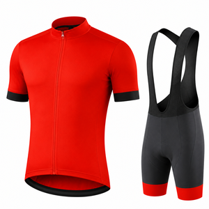 Conjunto de Jersey de Ciclismo Personalizado de Manga Corta, Sublimación en Blanco para Logotipo, Absorbe la Humedad, Uniforme de Ciclismo de Carretera para Verano - Product Image 5