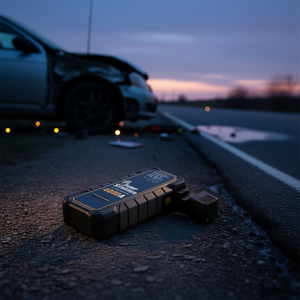 Démarreur de batterie 4000A 12V pour voiture, charge rapide USB, lumière LED, 20000mAh, noir - Product Image 2