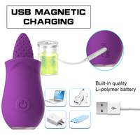 Grande langue lécher vibrateur 10 Vibration Silicone vibrateur clitoridien stimulateur de clitoris USB charge femmes Sex Toy produits pour adultes