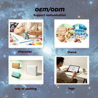 Kit de Modelado de Galaxia Oceánica DIY, Actividad Artística Hecha a Mano, Regalo, Set de Arcilla para Manualidades de Criaturas Fantásticas para Niños