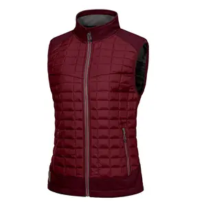 Veste matelassée léger sans manches pour femmes, gilet matelassé, chaud et chaud, pour l'extérieur, pour randonnée voyage course Golf, collection hiver, noir,