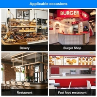 Vente chaude usine : Armoire chauffante électrique commerciale pour la présentation de hamburgers et de fast-food