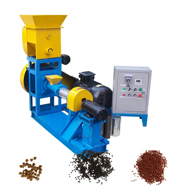 2mm 3mm 4mm Motor Farming pelletizer processing machines poultry fish animal feed pellet machine with Grinding disc