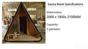 Casa Flotante en Forma de A de <span class=keywords><strong>Cedro</strong></span> Rojo con Diseño Impermeable para Uso Hotelero - Product Image 5
