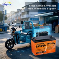 Batterie pour fauteuil roulant médical 24V200AH 4.8KWh Lithium Fer Phosphate LFP, charge rapide et équilibrée, pour mobilité médicale, certifiée UL CE