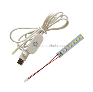 Tùy chỉnh màu Trắng 1.8m DC5V USB cắm + Cảm ứng mờ chuyển đổi + DC5V 10W đèn bảng đường kính là 50mm - Product Image 4