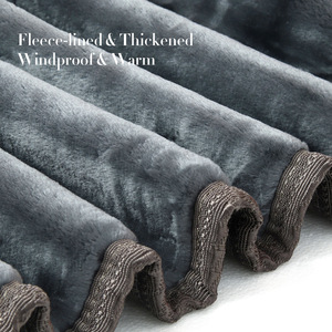 Thobe d'usine en stock, haute qualité, style arabe <span class=keywords><strong>marocain</strong></span>, hiver, pour homme, de prière, de luxe, à capuche, manches longues, manteau Farwa en daim - Product Image 3