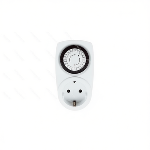 เอโกสตาร์ 24H ซ็อกเก็ตตั้งเวลาแบบกลไก 16A 250V วัสดุ PC สีขาวสำหรับใช้ในบ้าน - Product Image 1