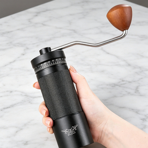 Molinillo <span class=keywords><strong>de</strong></span> Café Manual con Logotipo Personalizado OEM, Muelas Cónicas <span class=keywords><strong>de</strong></span> Acero SUS420 CNC <span class=keywords><strong>de</strong></span> 5/6 Estrellas, Aleación <span class=keywords><strong>de</strong></span> Aluminio, Ajustable, para Espresso - Product Image 5