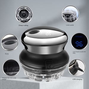 ใบมีดสแตนเลส 2025 ดีไซน์หมุนได้ 360 องศา กันน้ำ หน้าจอ LCD ดิจิตอล สีดำ เครื่องตัดผมไฟฟ้าแบบบริการตนเอง - Product Image 2