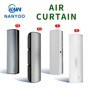 Nanyoo Rideau d'air vertical pour porte, économique, pour usage domestique, à flux croisé, avec souffleurs en plastique, pour présentoirs dissimulés - Product Image 3