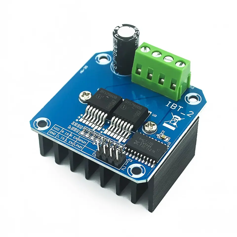 High power intelligent vehicle motor drive module 43A current limiting control semiconductor refrigeration drive BTS7960