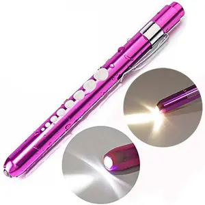 Bright Doctor Penlight Clear Colorful with pupille Gauge LED Medical Pen Lights per guardare l'orecchio degli occhi