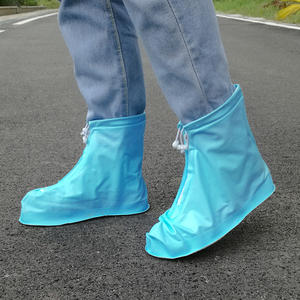 Chaussure d'extérieur en PVC réutilisable, imperméable, protège de la <span class=keywords><strong>pluie</strong></span>, botte, vente en gros, Offre Spéciale - Product Image 4
