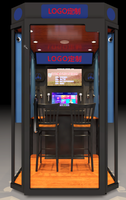 Salles privées de karaoké KTV électroniques à monnayeur, mini-jukebox, cabines de karaoké, salles d'enregistrement et d'entraînement en arcade, avec fonction vidéo et musicale