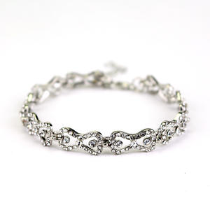 Bracelet à breloques inspiré de la mode <span class=keywords><strong>The</strong></span> <span class=keywords><strong>Vampire</strong></span> <span class=keywords><strong>Diaries</strong></span> Stefan Damon Katherine Caroline Bracelet en diamant plaqué argent - Product Image 1