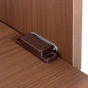 Loquet magnétique en plastique pour <span class=keywords><strong>porte</strong></span>, <span class=keywords><strong>aimant</strong></span> puissant, blanc et marron, pour la <span class=keywords><strong>fermeture</strong></span> des portes de meubles, armoires, placards et penderies - Product Image 6