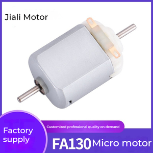 <span class=keywords><strong>Motor</strong></span> <span class=keywords><strong>DC</strong></span> com Escovas de Eixo Duplo 130, 1.5-12V, Alta Velocidade 12K RPM, Direto da Fábrica, para Ventiladores, Robôs de Brinquedo, Projetos DIY e Trens em Escala H0 - Product Image 2