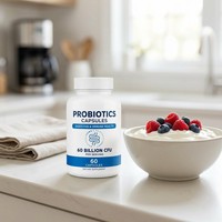 Kapsul Probiotik Kualitas Premium Label Pribadi Grosir OEM Suplemen Diet Nutrisi Harian