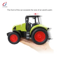 Tracteur télécommandé Chengji, jouet de simulation d'ingénierie, rechargeable, 1:16, 27 MHz, camion agricole et remorque à quatre roues motrices