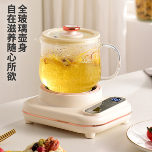 All Glass Electric Tea Maker 600Ml With Temperature Control And Auto Shut Off For Home Use - Product Image 1